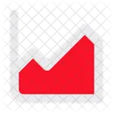 Gráfico de linea  Icono