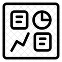 Grafico De Lineas Circulares Icon