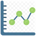 Grafico De Lineas De Datos Informacion Investigacion Icon