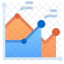 Grafico De Lineas Grafico De Lineas Comparar Icon