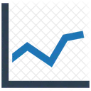 Grafico De Linha Grafico Diagrama Ícone