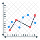 Analise De Dados Estatisticas Grafico De Linha Dupla Icon