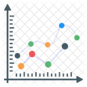 Analise De Dados Estatisticas Grafico De Linha Dupla Icon