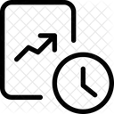 Estrela De Papel Grafico De Barras Analise Favorita Relatorio De Analise Ícone