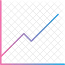 Grafico De Linhas Linha Grafico Ícone