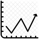 Line Chart Line Icone Ícone