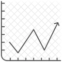 Grafico De Linhas Graficos De Linhas Grafico De Linhas Ícone