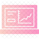 Grafico De Linhas Grafico De Linhas Grafico De Tendencias Ícone