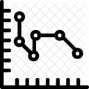 Linha Grafico Infografico Ícone