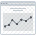 Grafico De Linhas Analise Analise Ícone