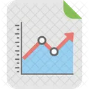 Linha Corrida Graficos Ícone