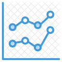 Grafico De Linha Ícone