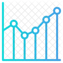 Grafico De Linha Ícone
