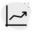 Grafico De Linhas Crescimento Analitico Grafico De Crescimento Icon