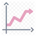 Grafico De Linhas Grafico De Linhas Grafico Ícone