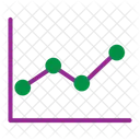 Grafico De Linhas Grafico Analise Ícone