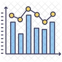 Grafico Crescimento Infografico Ícone