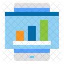 Celular Site Grafico De Crescimento Ícone