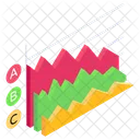 Grafico De Montana Grafico De Datos Grafico De Negocios Icono