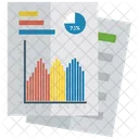 Grafico De Montanha Grafico De Crescimento Grafico Financeiro Ícone