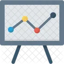 Businessgraph Apresentacao De Negocios Grafico Ícone