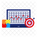 Analise Grafico Estatisticas Ícone