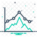 Gráfico de negocios  Icono