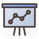 Gráfico de negócios  Ícone