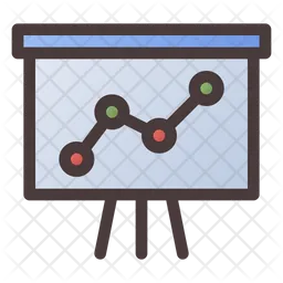 Gráfico de negócios  Ícone