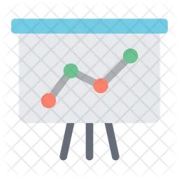 Gráfico de negócios  Ícone