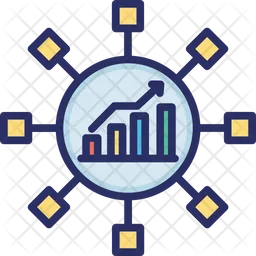Gráfico de negócios  Ícone