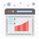 Gráfico de negócios  Ícone