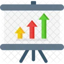 Grafico Dados Grafico De Negocios Ícone
