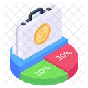 Gráfico de negocios  Icono