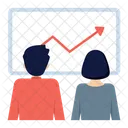 Presentacion De Negocios Seminario Grafico De Negocios Icono