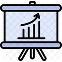 Gráfico de negocios  Icono