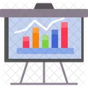 Gráfico de negocios  Icono