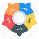 Infografia Moderna Grafico De Negocios Redondo Visualizacion De Datos Icono