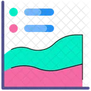 Desenho Animado Grafico De Onda Ícone