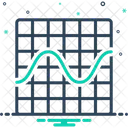 Grafico De Onda Sinusoidal Frecuencia Forma De Onda Icono