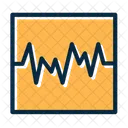 Grafico De Ondas Analises Estatisticas Ícone