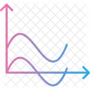 Grafico De Ondas Analises Estatisticas Ícone