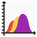 Gráfico de ondas  Ícone