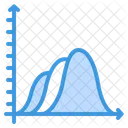 Gráfico de ondas  Ícone