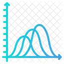 Gráfico de ondas  Ícone