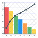 Diagrama de pareto  Ícone