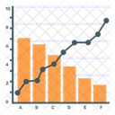 Diagrama de pareto  Ícone