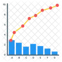 Diagrama de pareto  Ícone