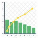 Diagrama de pareto  Ícone