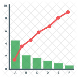 Diagrama de pareto  Ícone